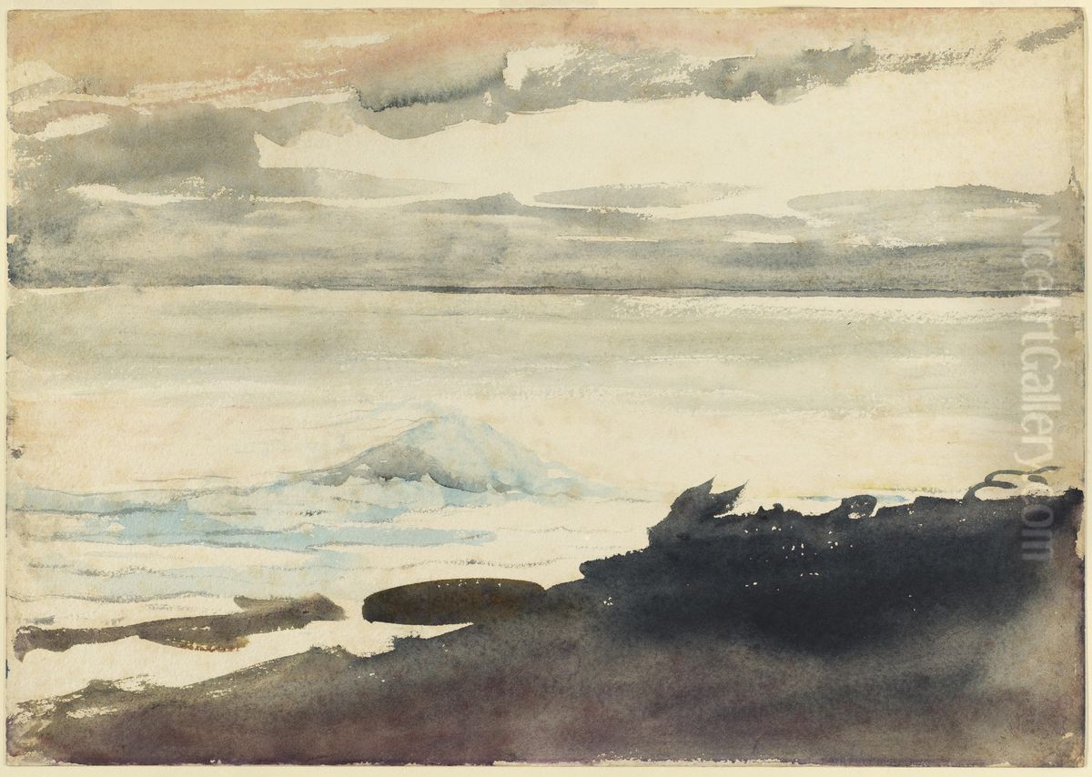 West Point, Prout's Neck Oil Painting by Winslow Homer