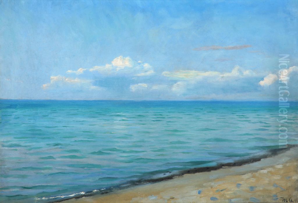 Strandparti, Skagen. Oil Painting by Michael Peter Ancher