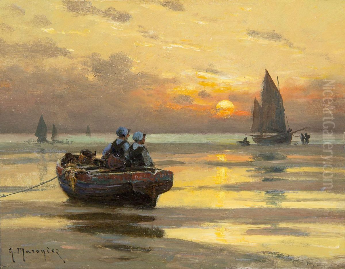 Hors-concours Oil Painting by Georges Maroniez