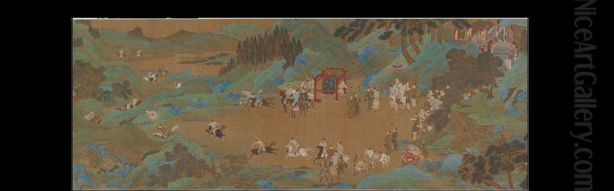 Imperial Hunt Oil Painting by unknown