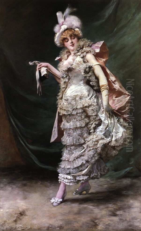 La Promenade Oil Painting by Georges Clairin