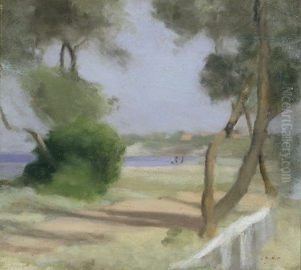 Beaumaris Foreshore Oil Painting by Clarice Beckett