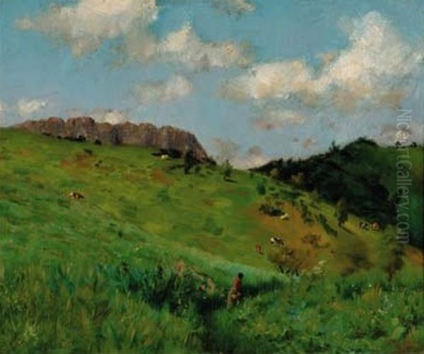 Landscape Oil Painting by Pedro Lira Rencoret