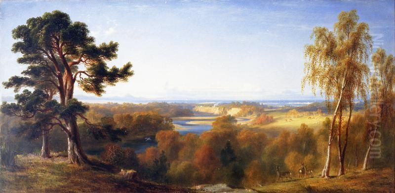 Findhorn Oil Painting by James Giles