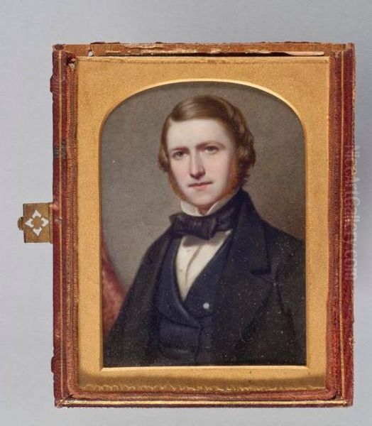 Self Portrait (Miniature) Oil Painting by George Washington Wilson