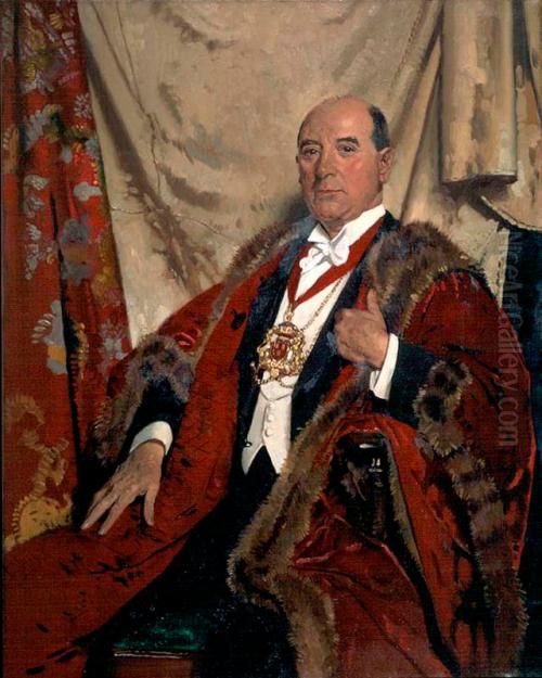 Lord Provost Sir Andrew Lewis LLD by Sir William Orpen Oil Painting by William Orpen
