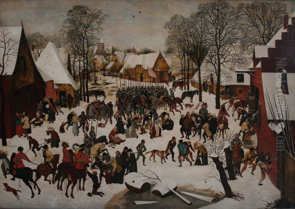Massacre of the Innocents Oil Painting by Pieter Brueghel the Younger