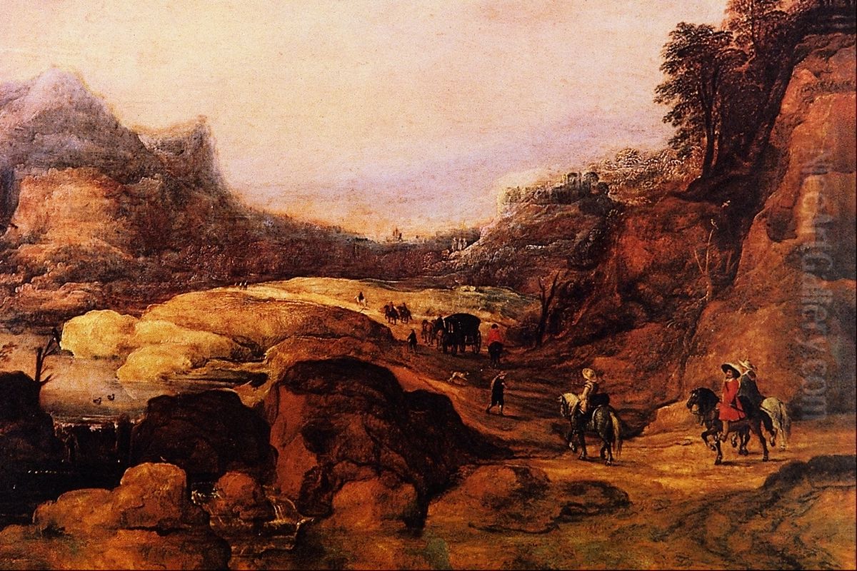 Paesaggio Alpestre Oil Painting by Joos de Momper the Younger