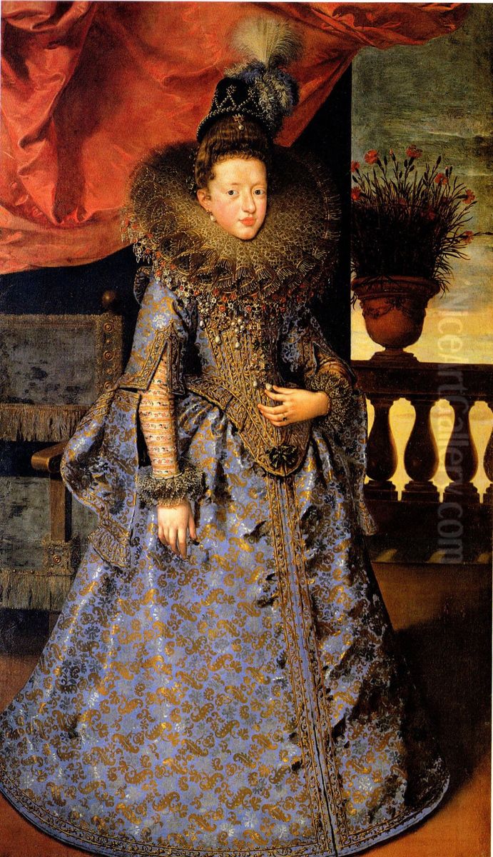 Portrait of Margherita Gonzaga (1591-1632), Princess of Mantua Oil Painting by Frans Pourbus the younger