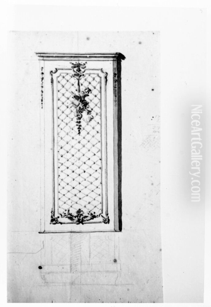 Kakelugn Oil Painting by Jean Eric Rehn