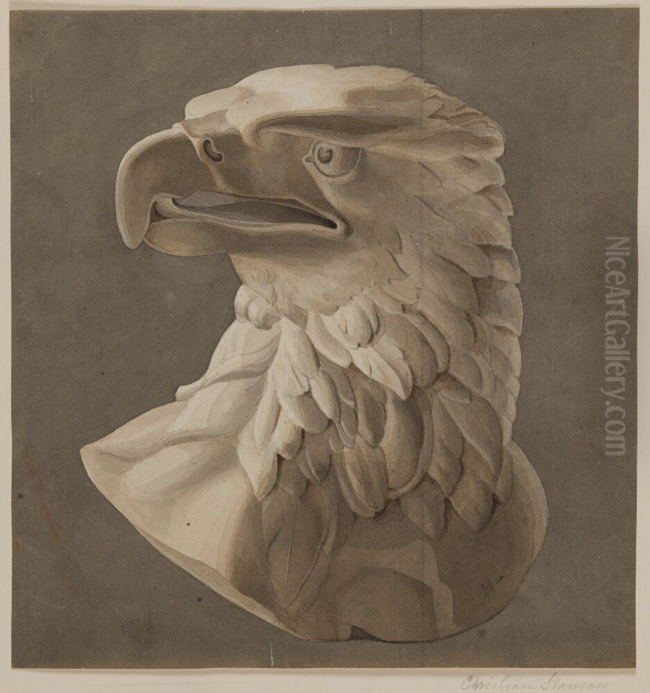 Ornhuvud Oil Painting by Christian Hansen