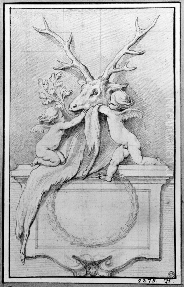 Epitafium Oil Painting by Edme Bouchardon