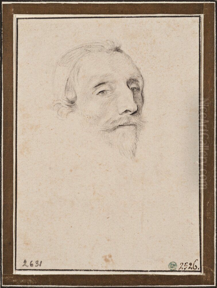 Cardinal Richelieu Oil Painting by Claude Mellan