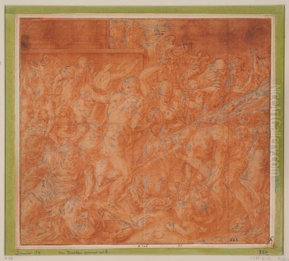 Agamemnon dodas Oil Painting by Francesco Primaticcio