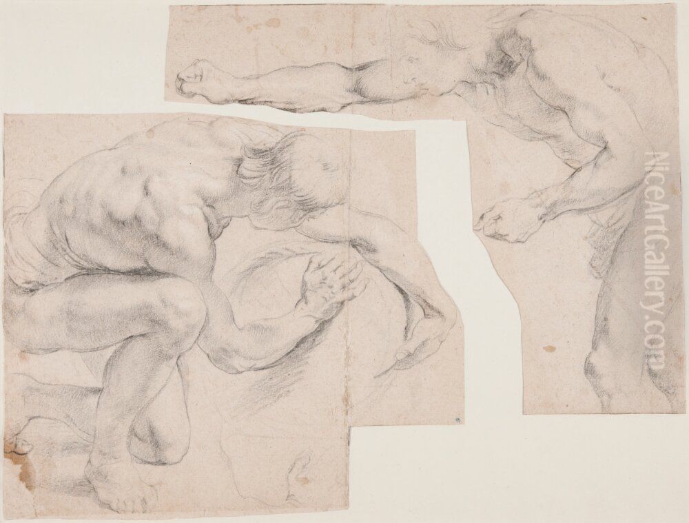 Study for the Martyrdom of St Laurentius Oil Painting by (studio of) Rubens, Peter Paul