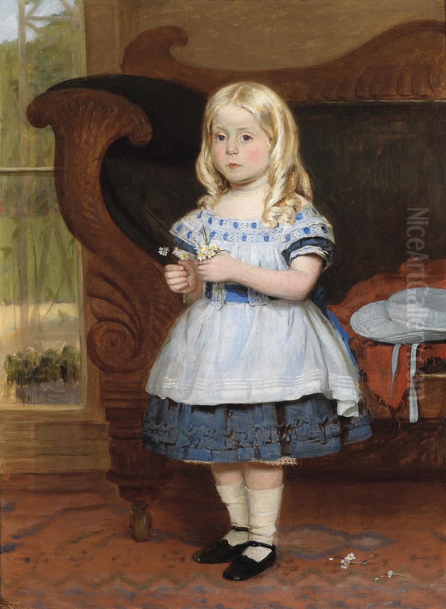 Das Blumenmadchen Oil Painting by unknown