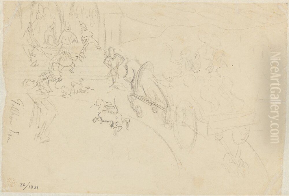 Kungligt mottagande Oil Painting by Ivar Arosenius