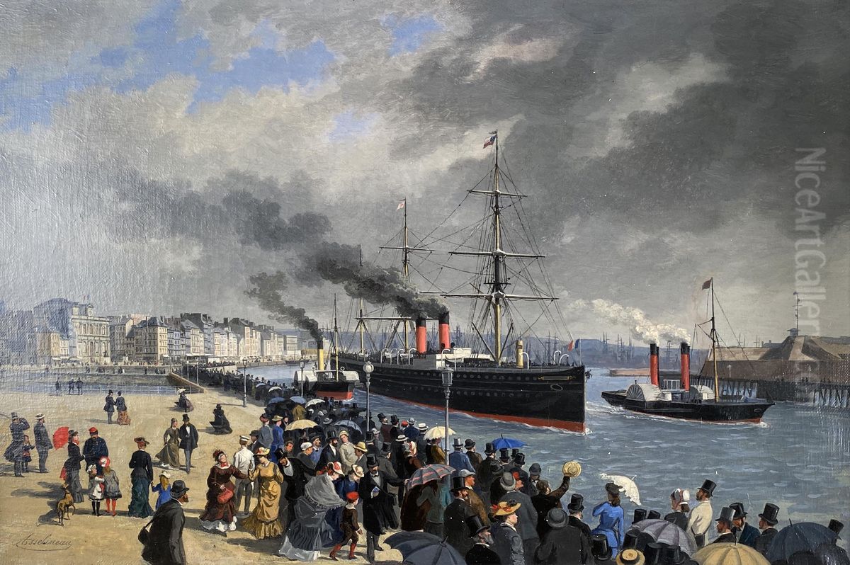 Waiting for the Battle Oil Painting by Leon Auguste Asselineau