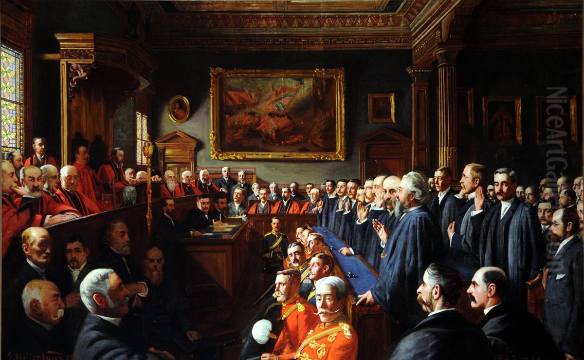 Assize d'Heritage Oil Painting by John St Helier Lander