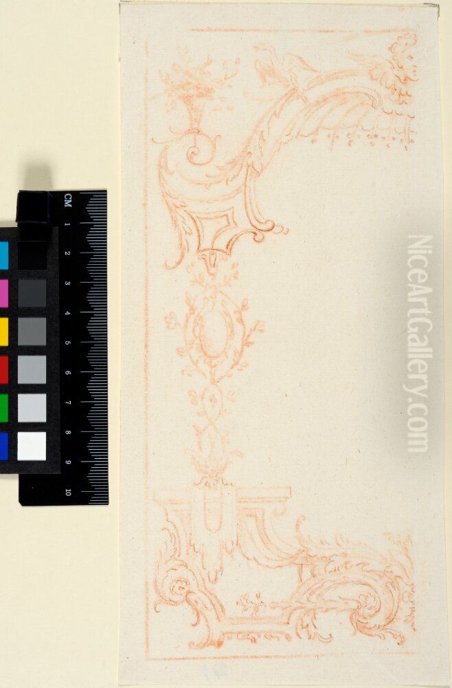 Decorative Frame Oil Painting by Jean-Antoine Watteau