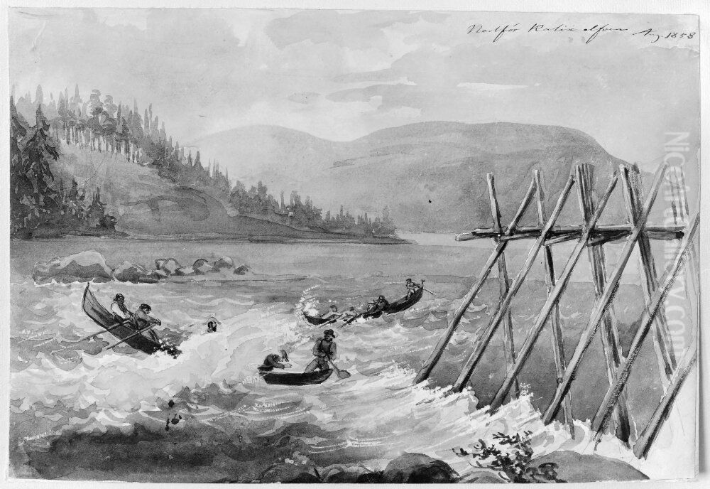 Nedfor Kalixalven. Skissbok 