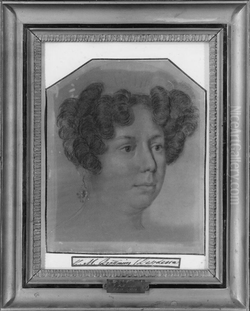 Desideria (1777-1860), drottning av Sverige och Norge Oil Painting by Fredric Westin