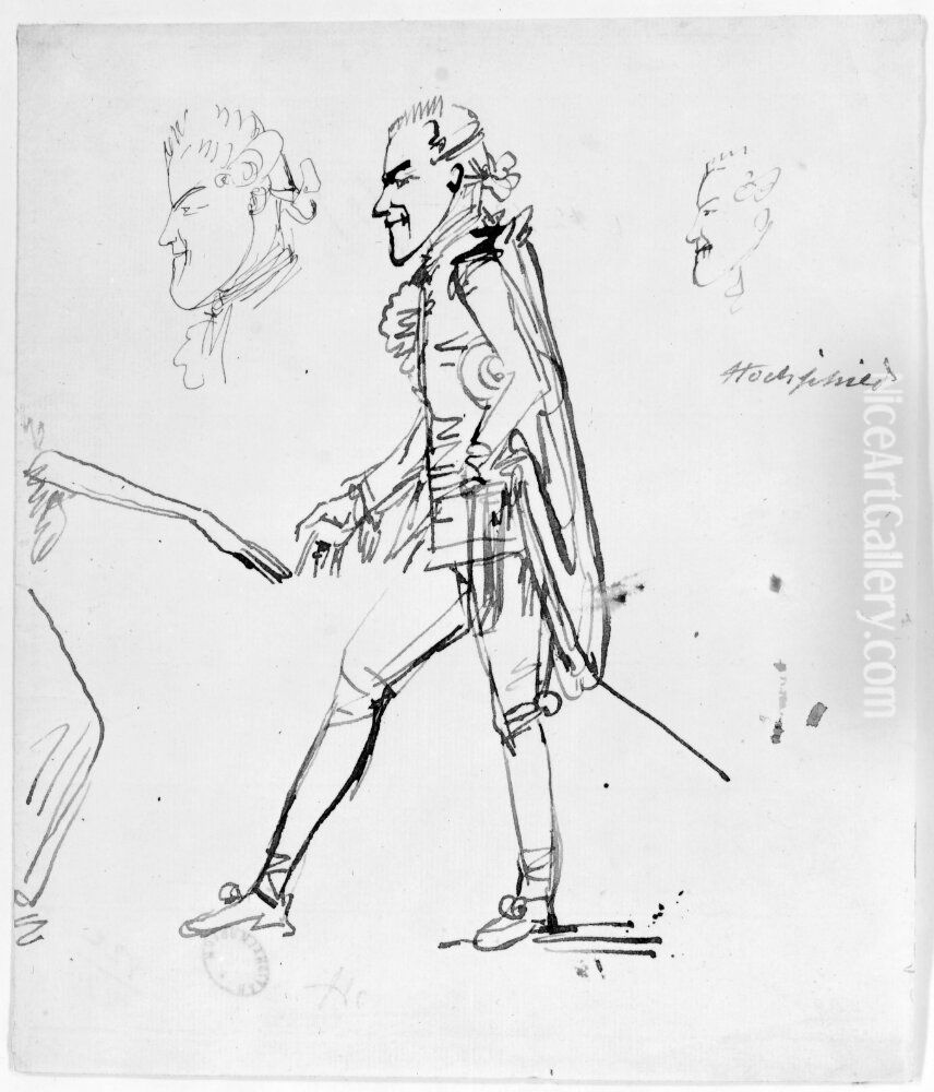 Hochschild Oil Painting by Johan Tobias Sergel