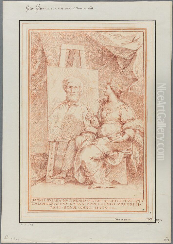 Portrait of Giovanni Guerra Oil Painting by Domingo Maria Sanni