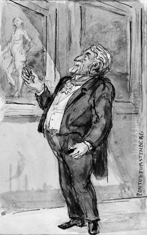 Pontus Furstenberg, grosshandlare. Skissbok 