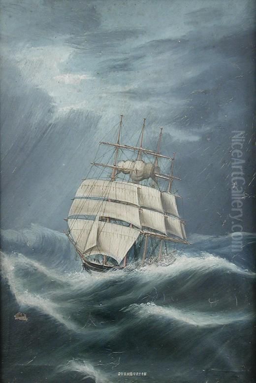 The Drumburton at sea Oil Painting by unknown