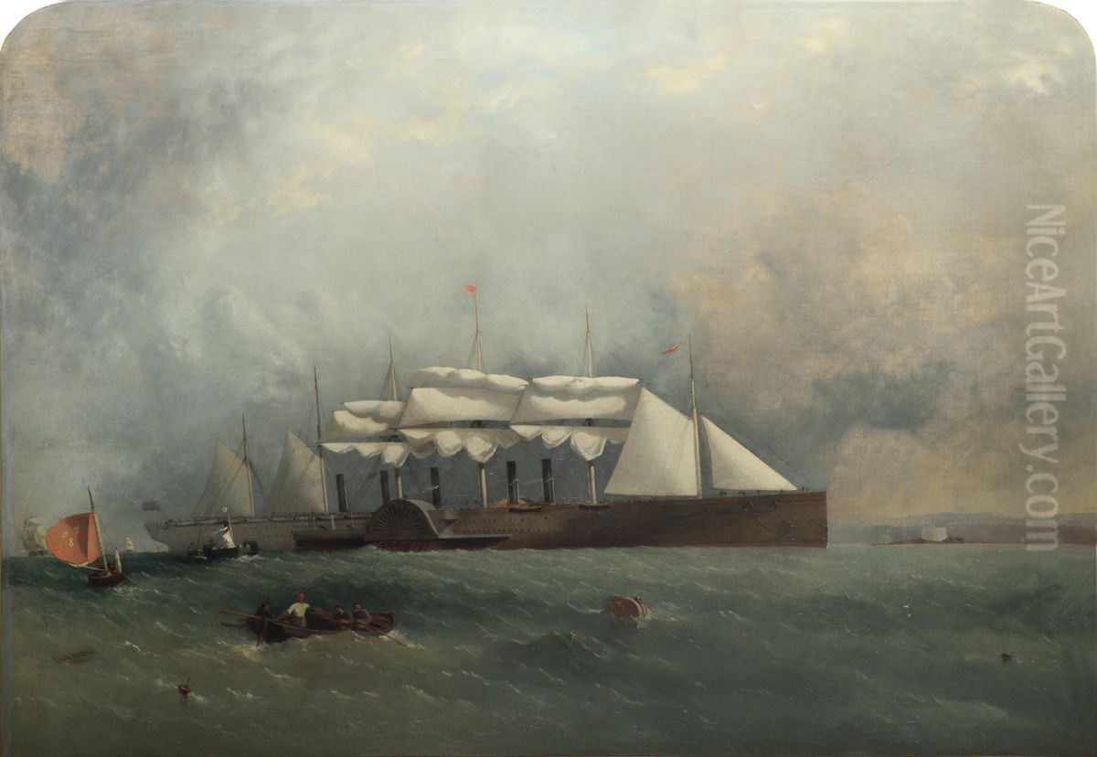 PSS 'Great Eastern' Oil Painting by Edwin Weedon