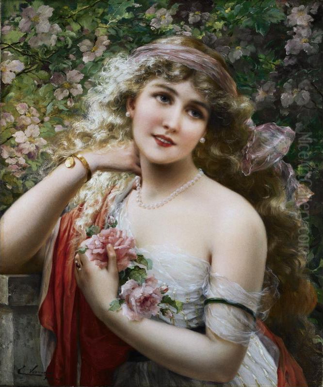 Spring Oil Painting by Emile Vernon