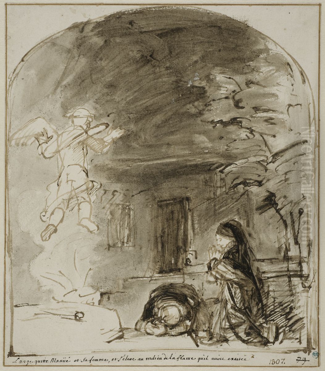 Manoas offer Oil Painting by Willem Drost