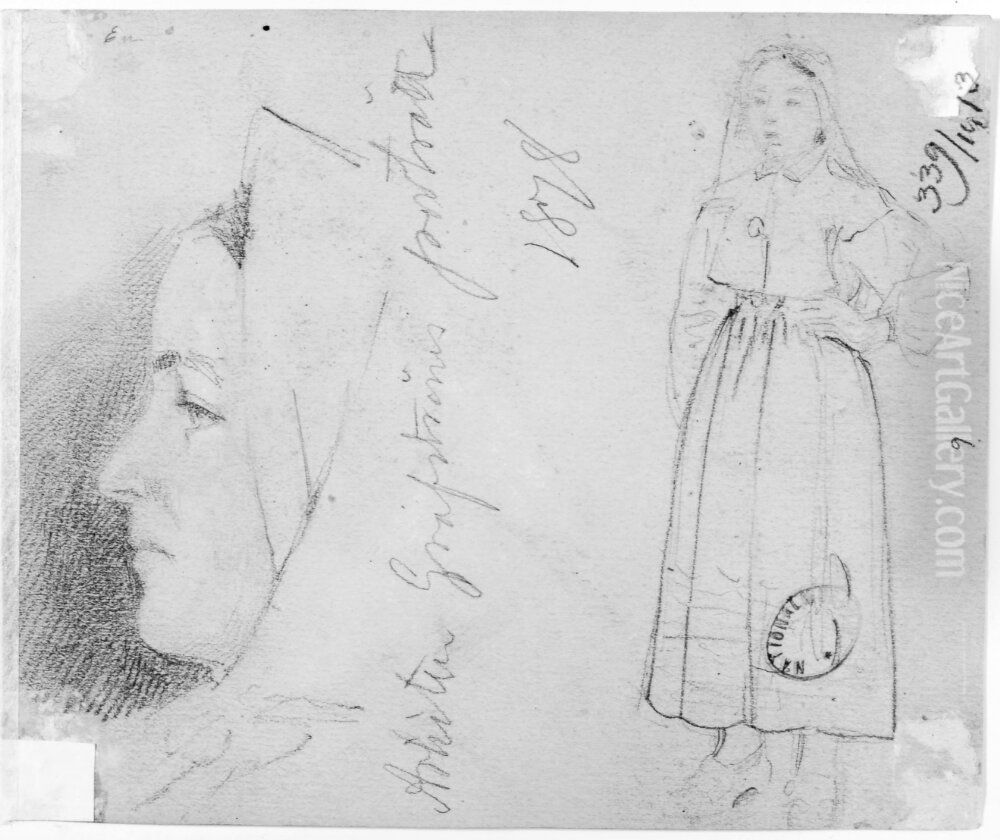 Figurstudier Oil Painting by Anders Zorn