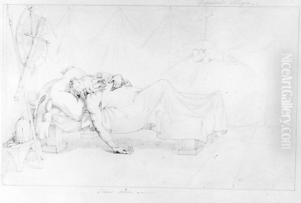 Odens drom Oil Painting by Carl Wahlbom