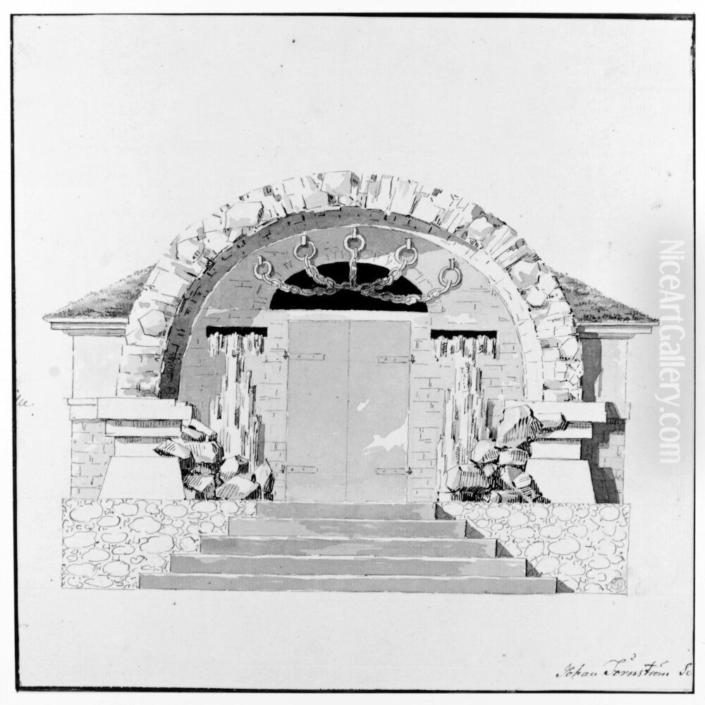 Arkitektur Oil Painting by Johan Tornstrom