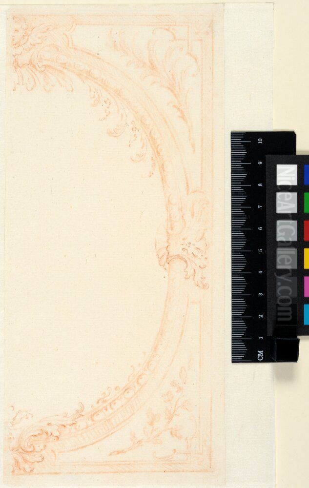 Decorative Frame Oil Painting by Jean-Antoine Watteau