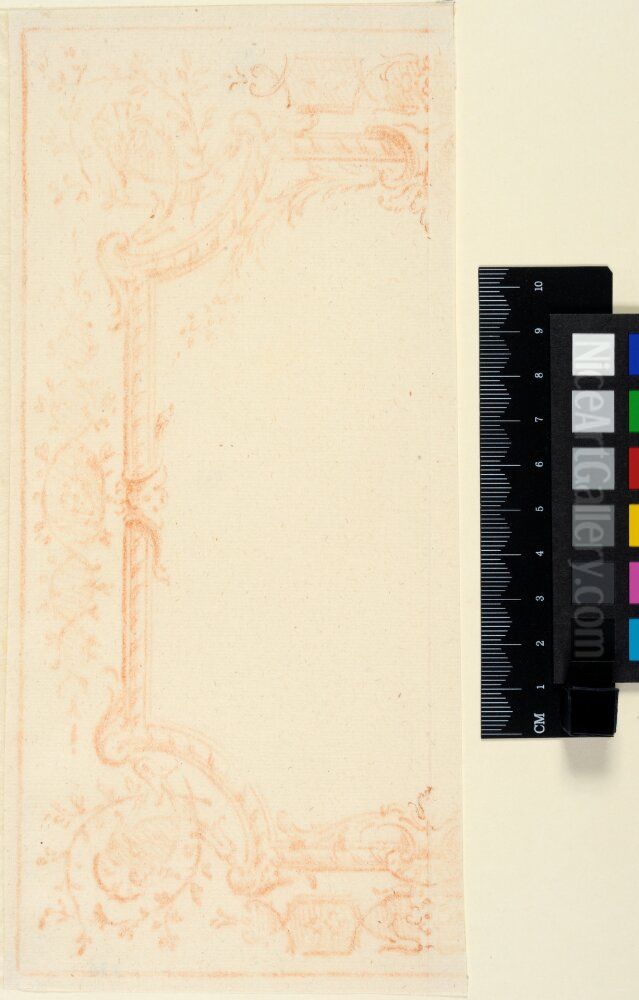 Decorative Frame Oil Painting by Jean-Antoine Watteau