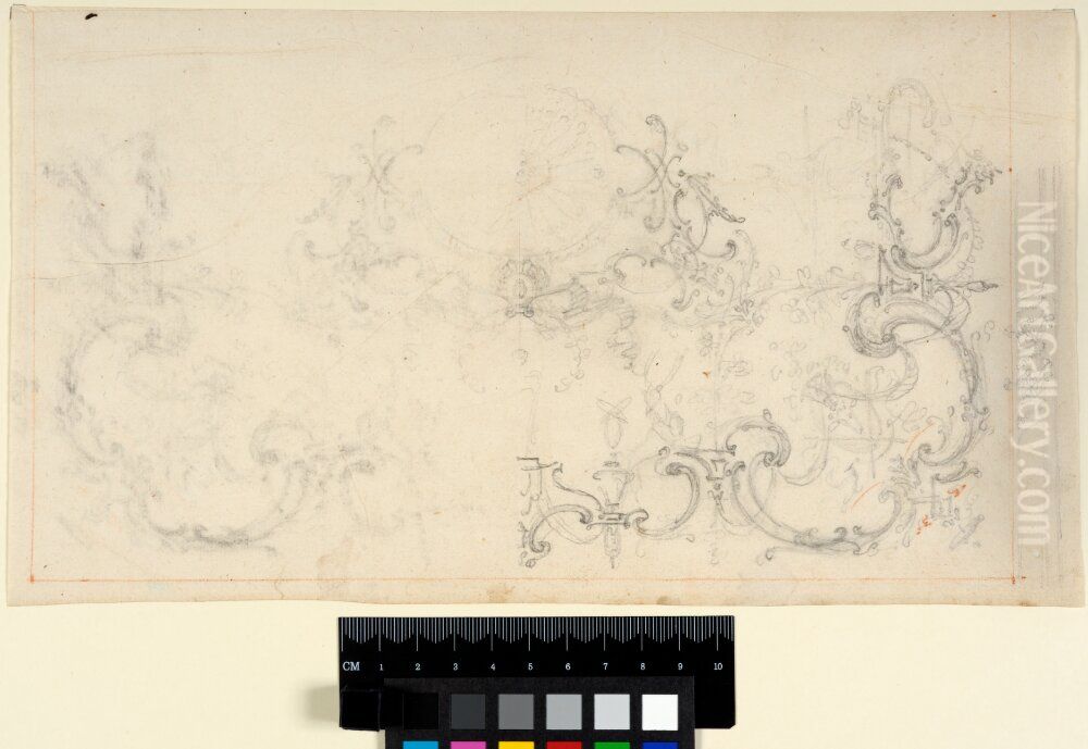 Decorative Design Oil Painting by Jean-Antoine Watteau