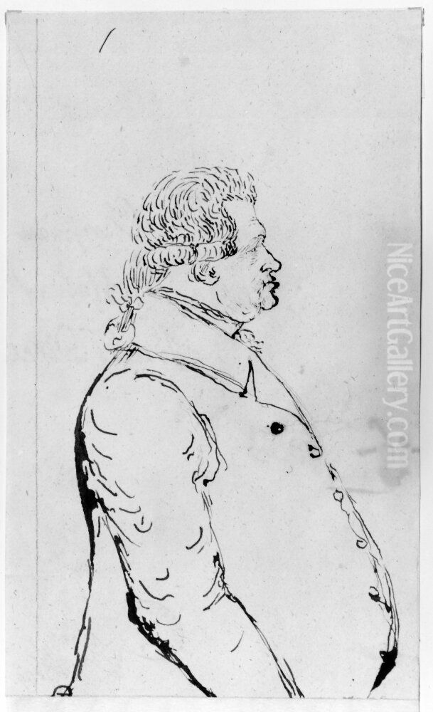 Bruksdirektoren Christian Robsahm Oil Painting by Ferdinand Tollin