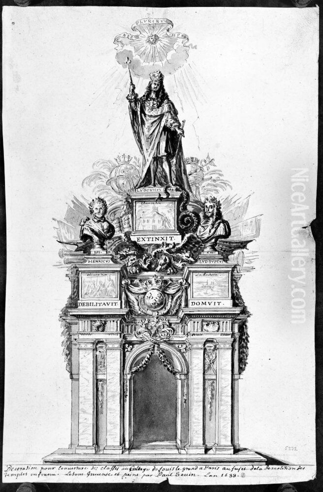 Triumfbage Oil Painting by Pierre Paul Sevin