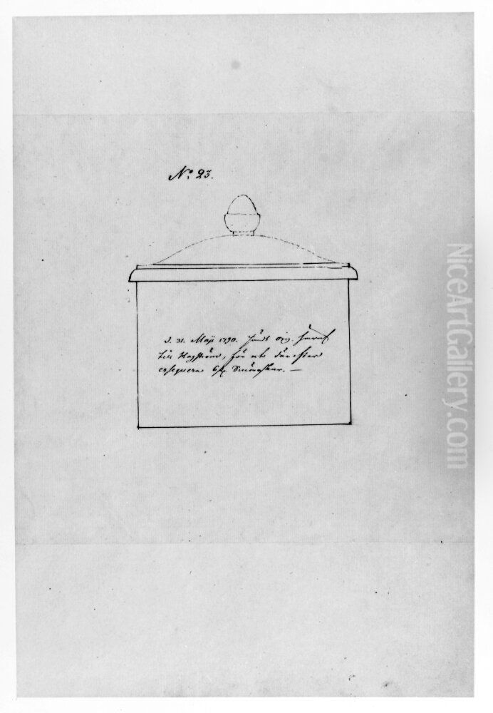 Dosa med lock Oil Painting by Carl Fredrik Sundvall