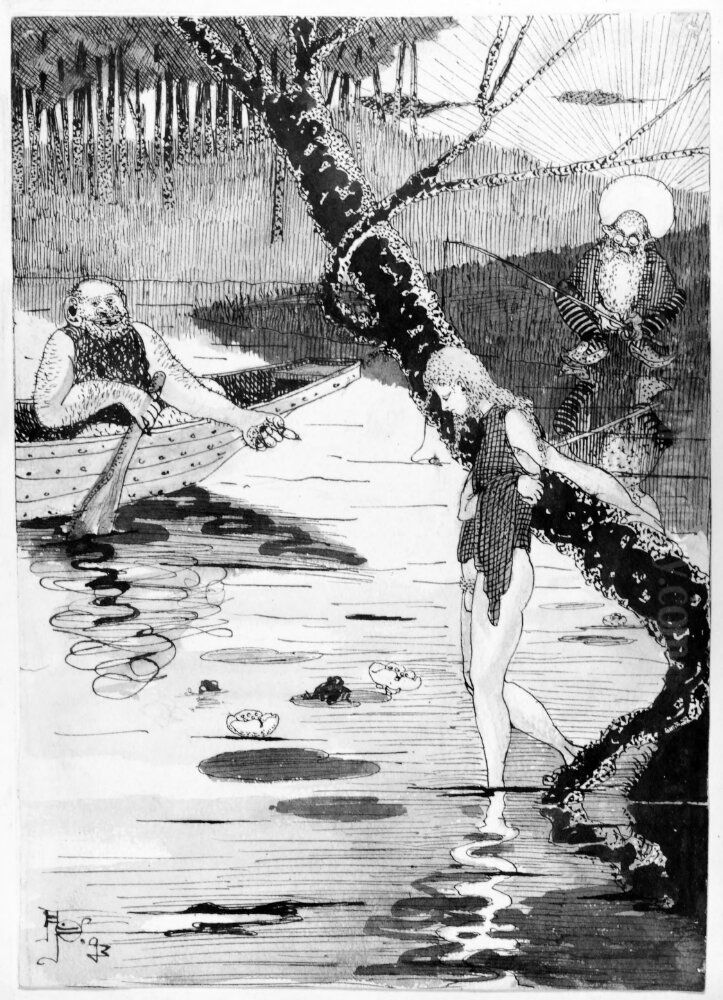 Illustration till Strindbergs 