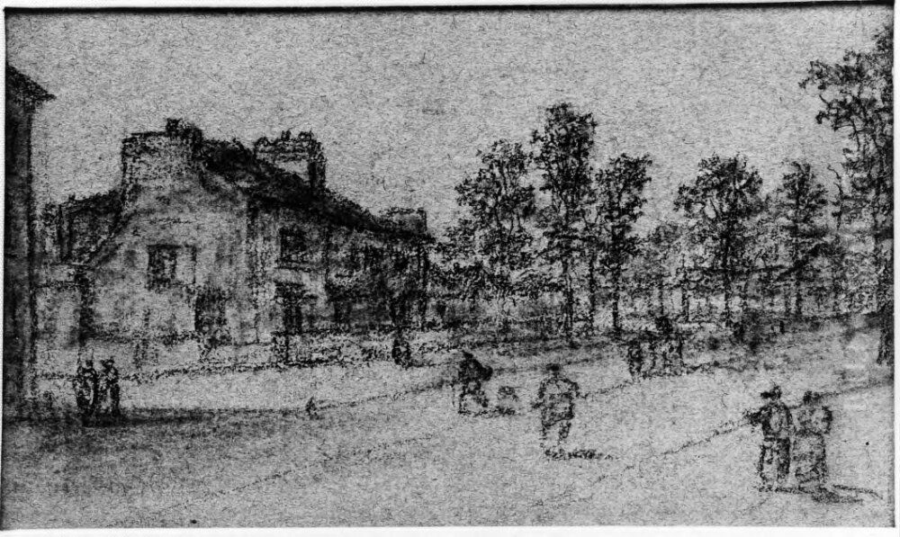 Landskap Oil Painting by Georges Michel