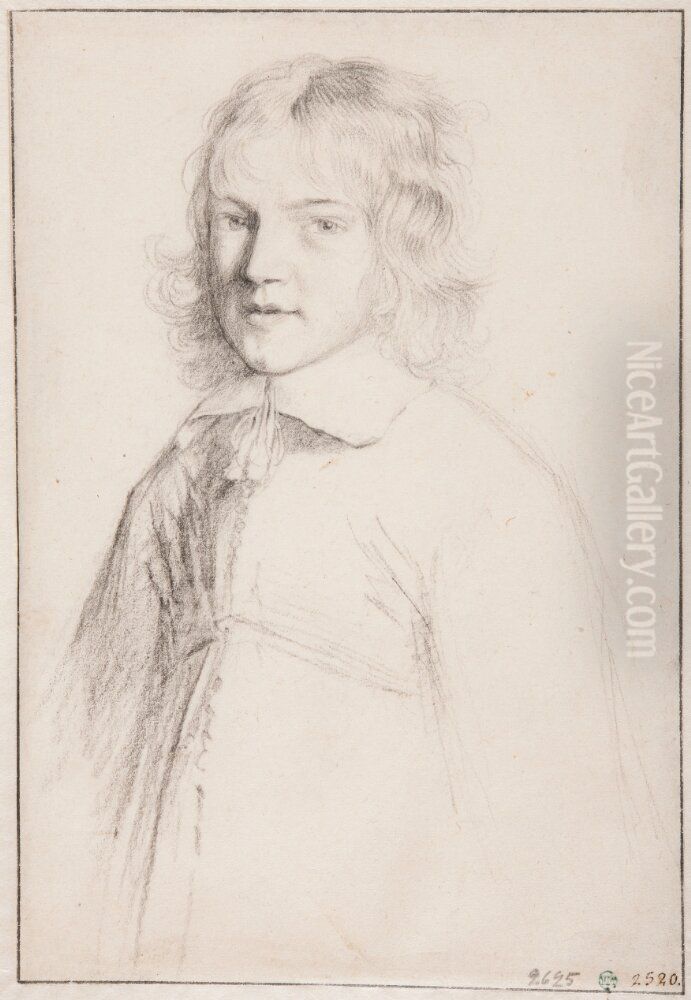 Henri de Savoie, Duc de Nemours, Abbe de St. Remy, Reims Oil Painting by Claude Mellan