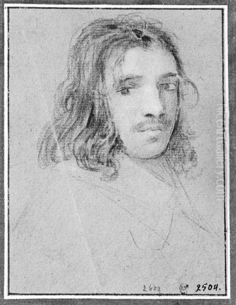 Michel le Tellier d.a. Oil Painting by Claude Mellan