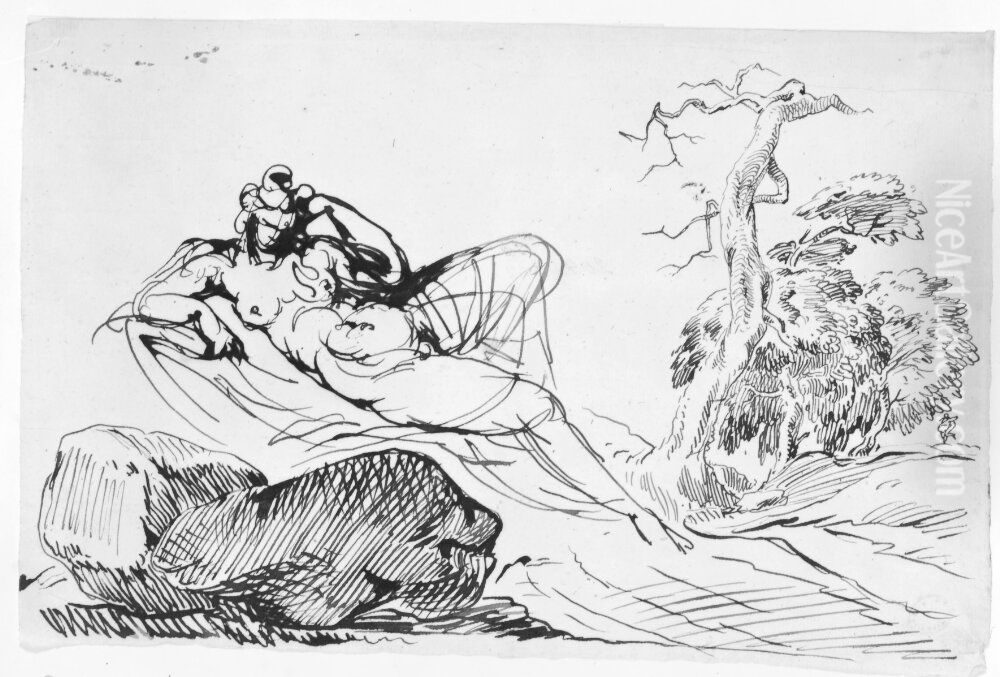 Skiss efter Michelangelos 