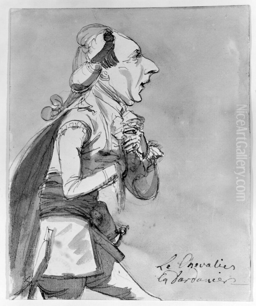 Le Chevalier Dardanier Oil Painting by Johan Tobias Sergel