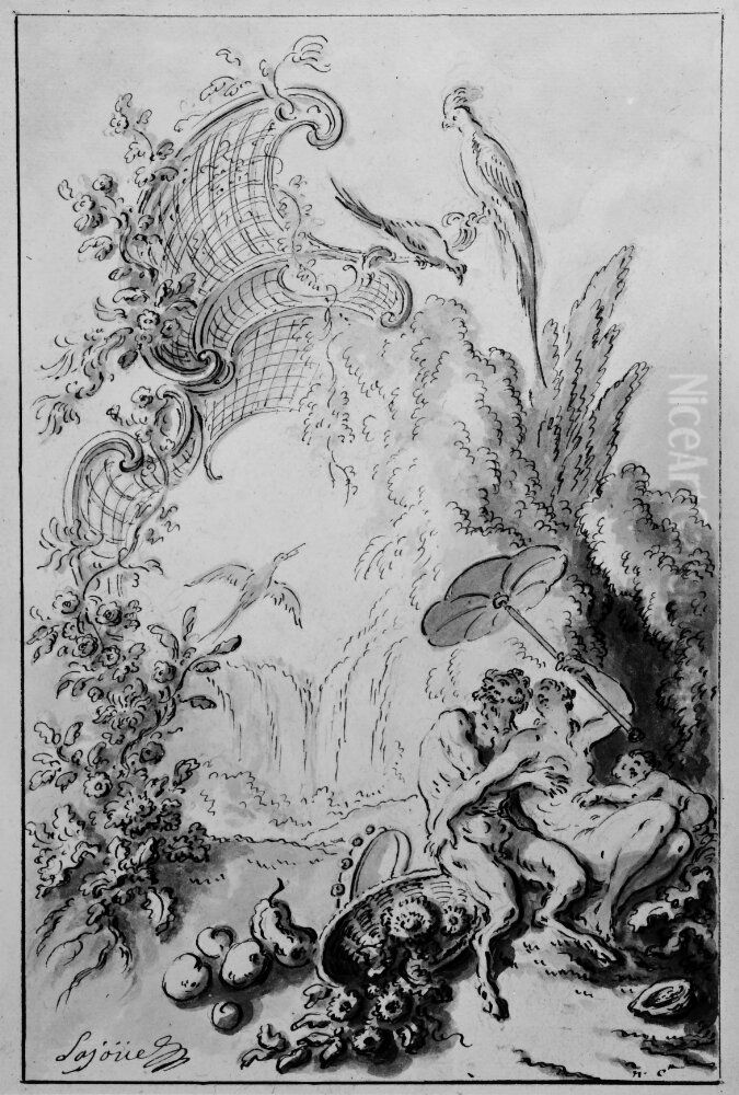 Varen Oil Painting by Jacques de Lajoue