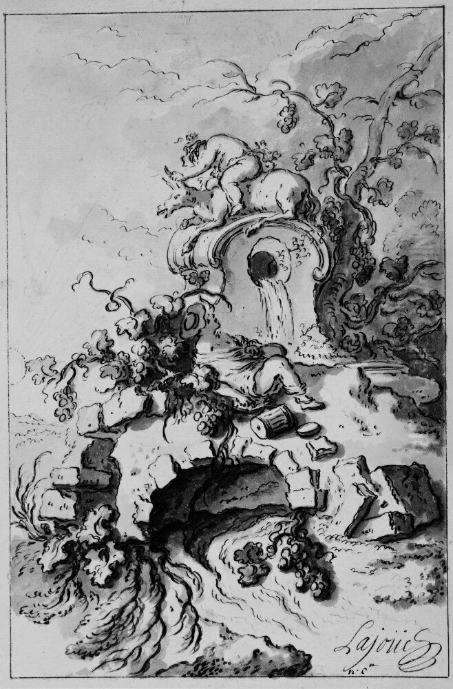 Hosten Oil Painting by Jacques de Lajoue